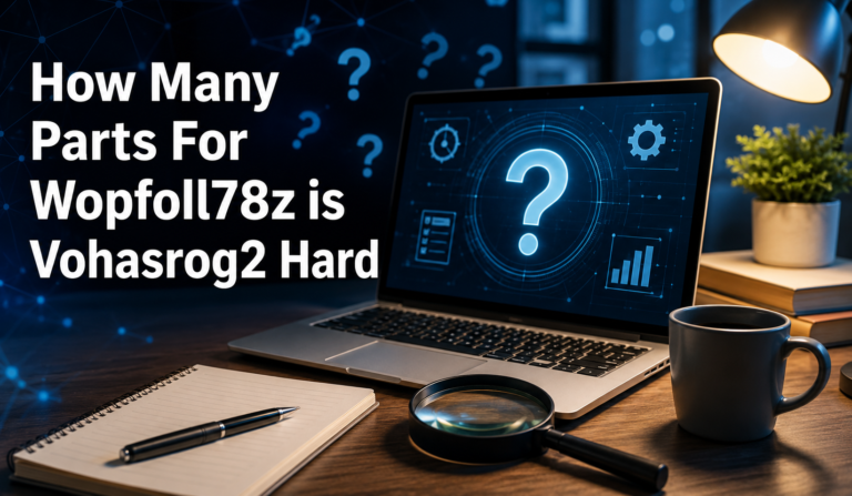 How Many Parts For Wopfoll78z is Vohasrog2 Hard
